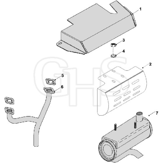 Countax A2550 He - 4 Twin Exhaust (Honda)