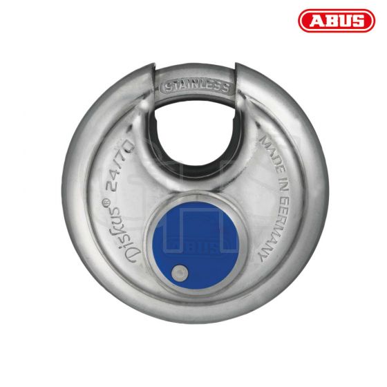 ABUS 24IB/70 70mm Diskus Padlock Stainless Steel Carded - 35044