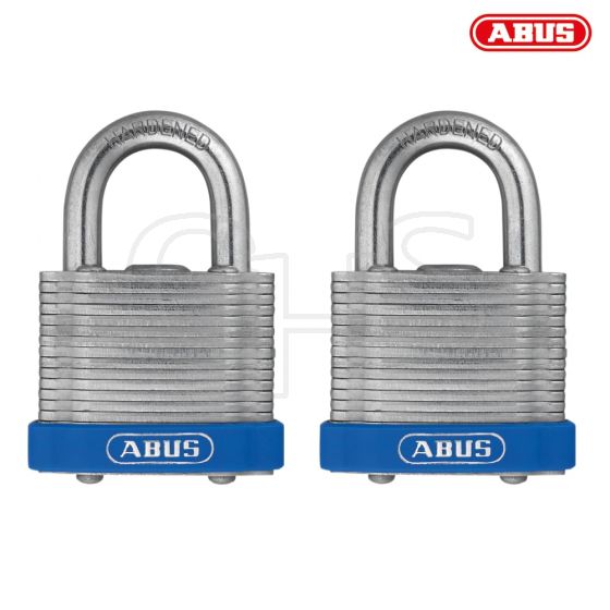 ABUS 41/40 40mm Eterna Laminated Padlock Twin Pack - 53560