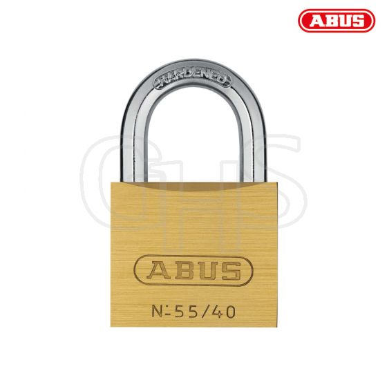 ABUS 55/40 40mm Brass Padlock Carded - 35077