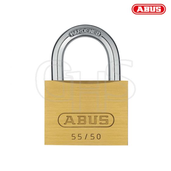 ABUS 55/50 50mm Brass Padlock Carded - 35083