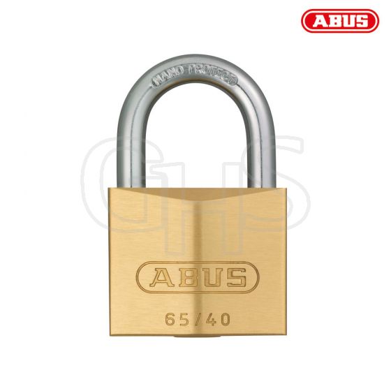 ABUS 65/40 40mm Brass Padlock Carded - 9852