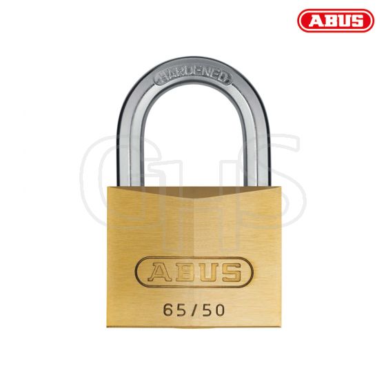 ABUS 65/50 50mm Brass Padlock Carded - 9854