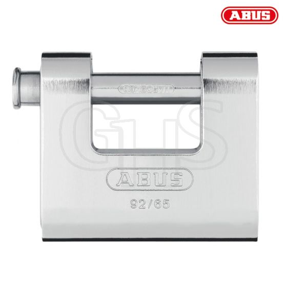 ABUS 92/65 65mm Monoblock Brass Body Shutter Padlock Carded - 31938