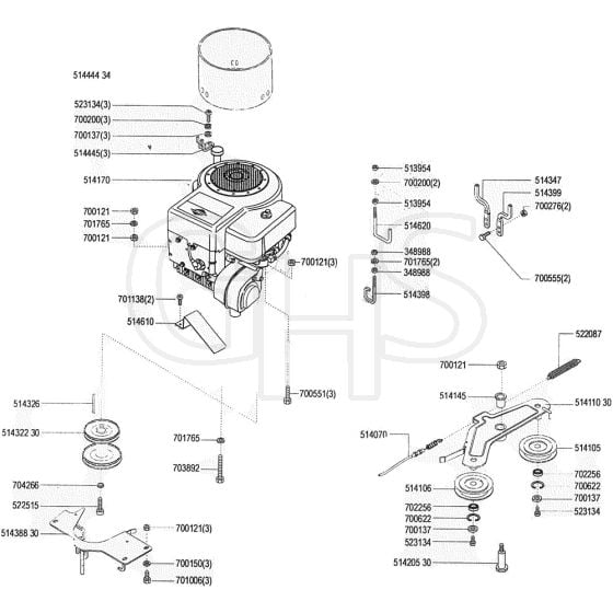 AL-KO Concord T12-85 - 110725 - Engine