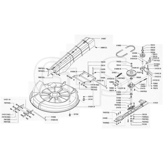 AL-KO Concord T12-85 - 110725 - Deck