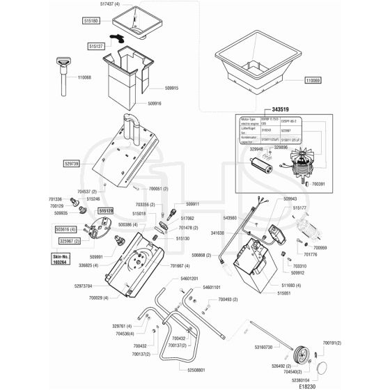 AL-KO Dynamic Edition Pro - 118214 - Main Assembly