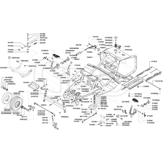 AL-KO T13-85 LUX HVC - 118217 - Chassis