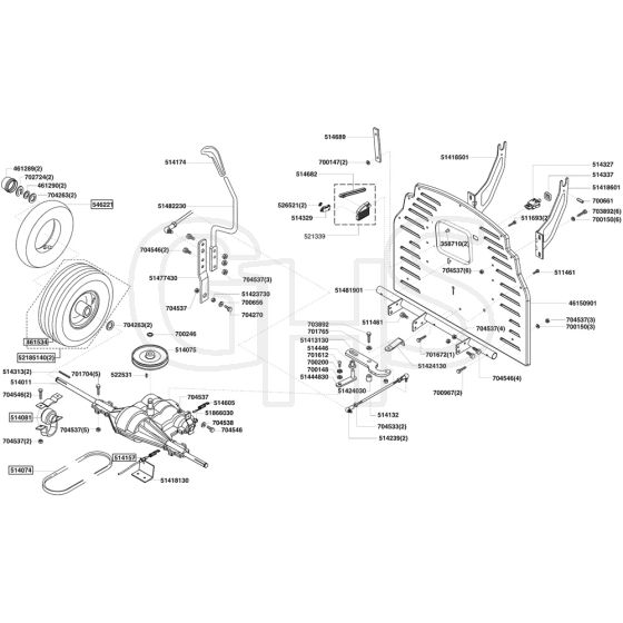 AL-KO T13-85 LUX HVC - 118217 - Transmission