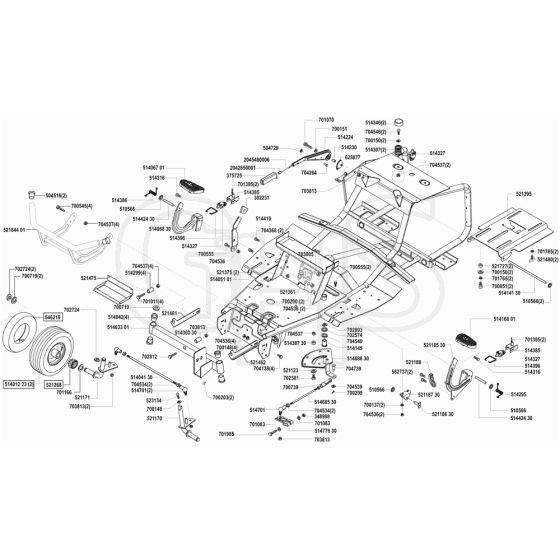 AL-KO Powerline RT14-85 - 118424 - Chassis