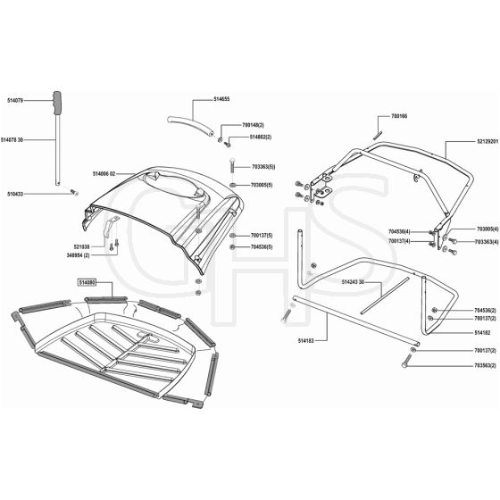 AL-KO Powerline RT14-85 - 118424 - Grass Box