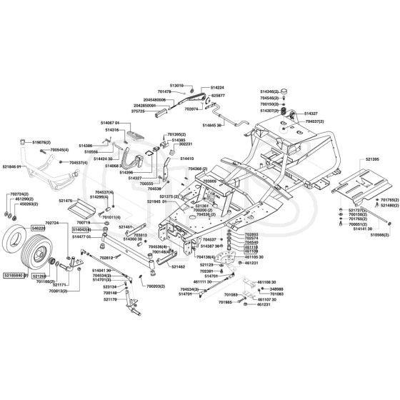 AL-KO Powerline T15-102 S - 118602 - Chassis