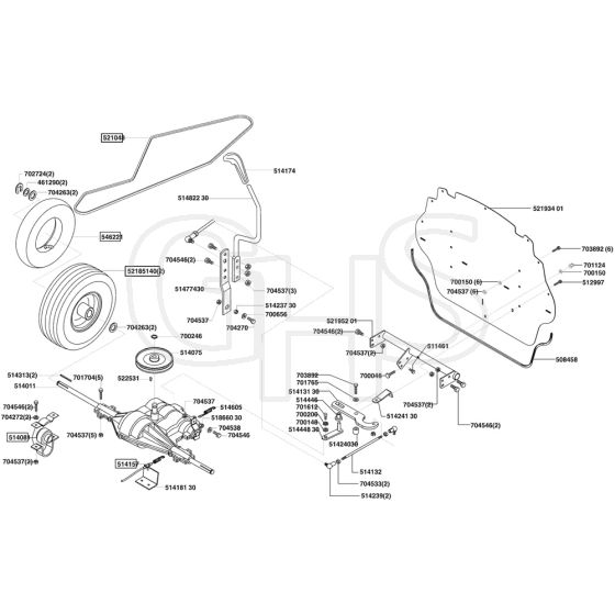 AL-KO Powerline T15-102 S - 118602 - Transmission