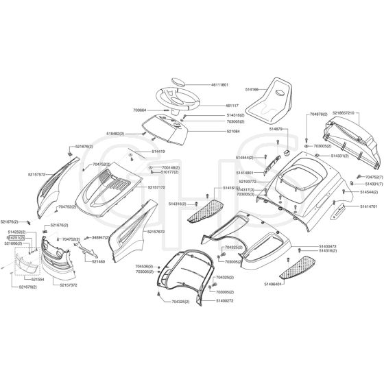 AL-KO Powerline T18-102 HDS - 118746 - Body Work And Seat