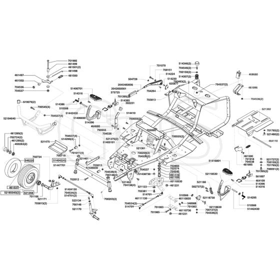 AL-KO T13-82 M Edition - 119262 - Chassis