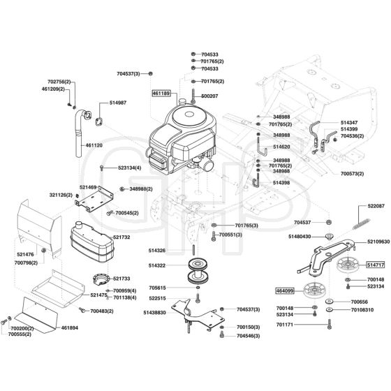 AL-KO T13-82 M Edition - 119262 - Engine