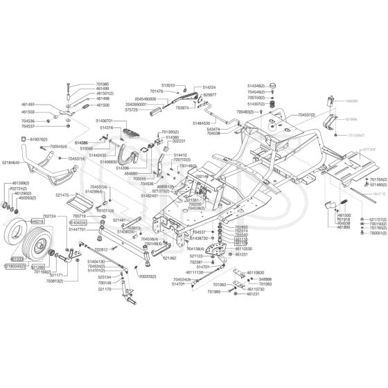 AL-KO T13-92 Edition - 119263 - Chassis