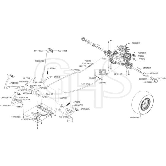 AL-KO T16-95.4 HD Powerline - 119349 - Transmission 2