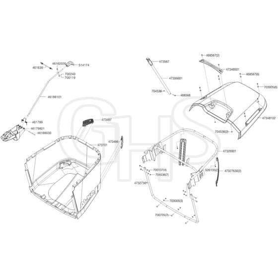 AL-KO T16-95.4 HD Powerline - 119349 - Grass Box