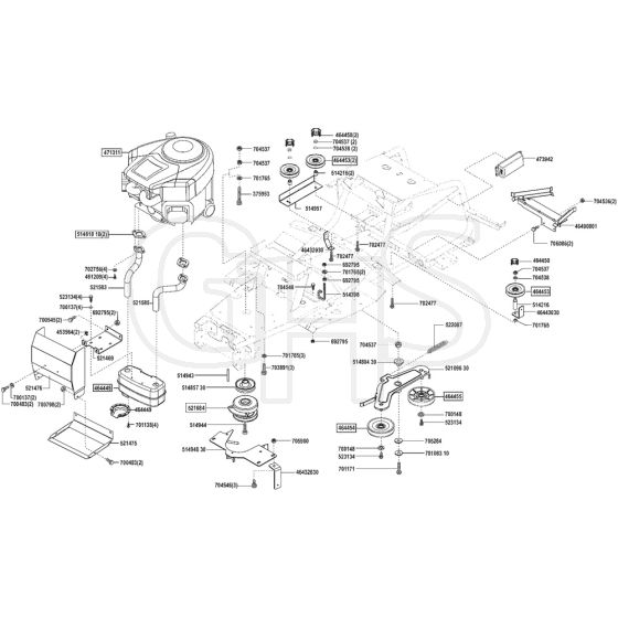 AL-KO T16-102 HD Edition - 119726 - Engine & Engine Mount