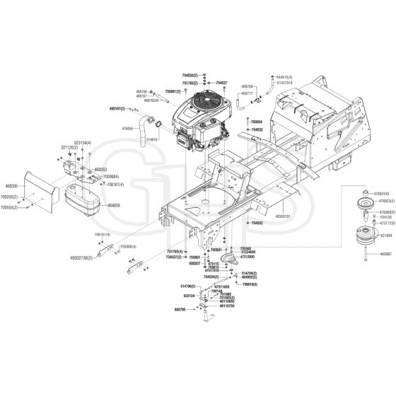 AL-KO T13-93 HD-A BLACK EDITION - 119865 - Chassis