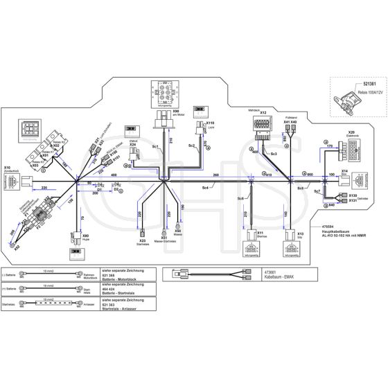 AL-KO T16-102.7 HD Edition - 127412 - Solenoid & Wiring Diagram