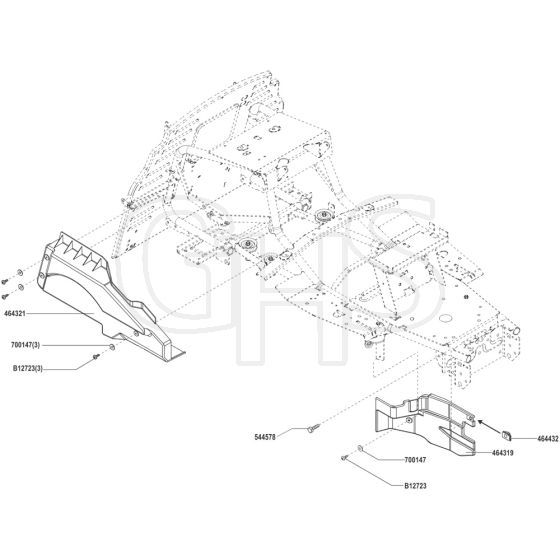 AL-KO T16-102.7 HD Edition - 127412 - Belt Guards Rhs