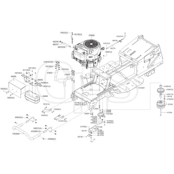 AL-KO Premium T22-110.0 HDH-A V2 - 127575 - Chassis