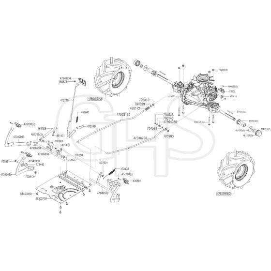 AL-KO Premium T22-110.0 HDH-A V2 - 127575 - Transmission