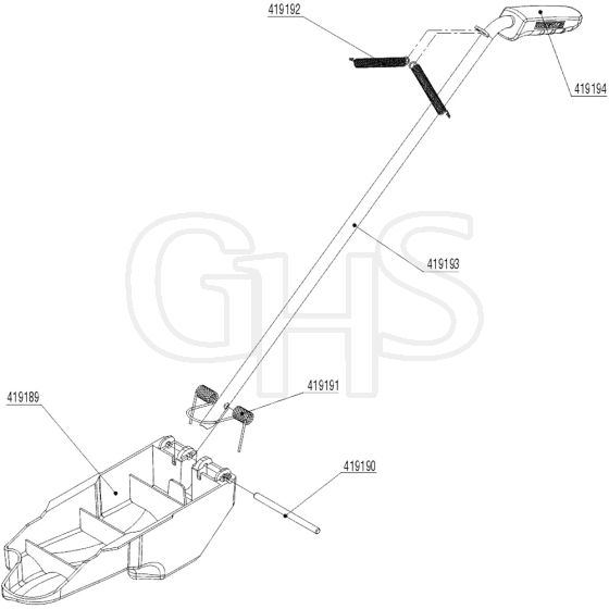 AL-KO R85.1 Li Battery Rider - 127617 - Mulch Plug