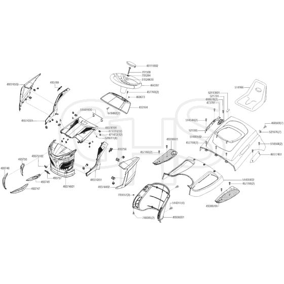 AL-KO Solo Comfort T13-93.3 HD - 127689 - Body Panels