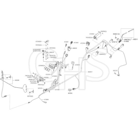 AL-KO Solo Comfort T16-93.3 HD V2 - 127690 - Wiring Loom