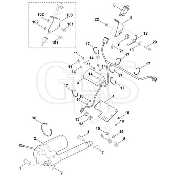 Viking AKF127 - Drive - Parts Diagram