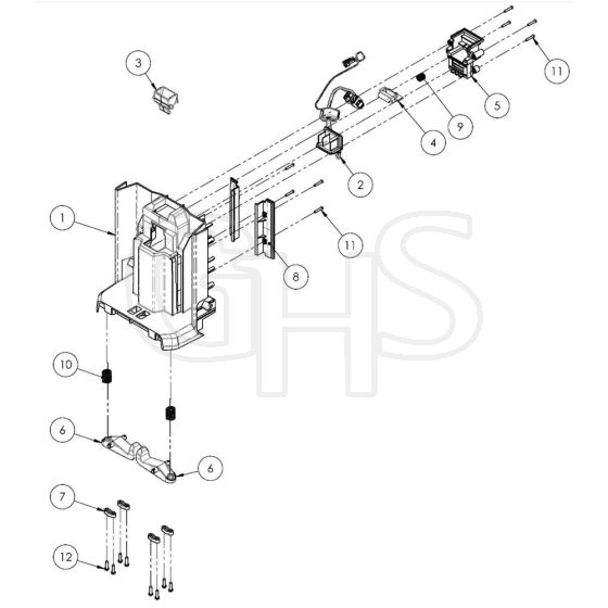 Allett Stirling 43 Battery Dock Assembly 02