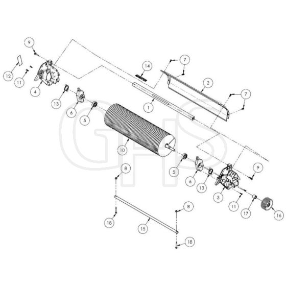 Allett Stirling 43 Brush Cartridge