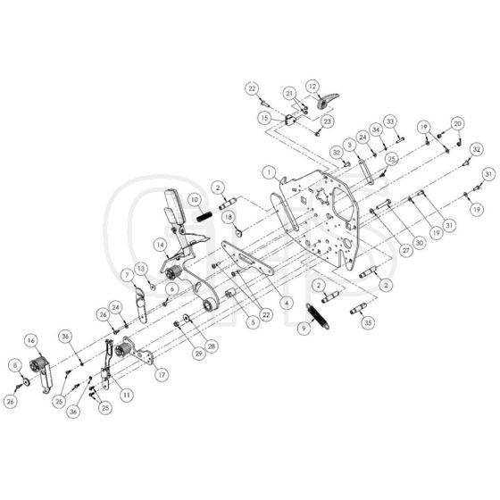 Allett Stirling 43 Drive Side Sub Assembly