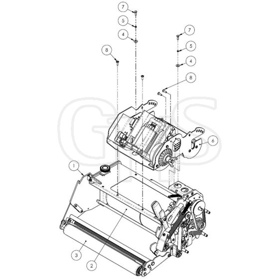 Allett Stirling 43 Powerhead Assembly