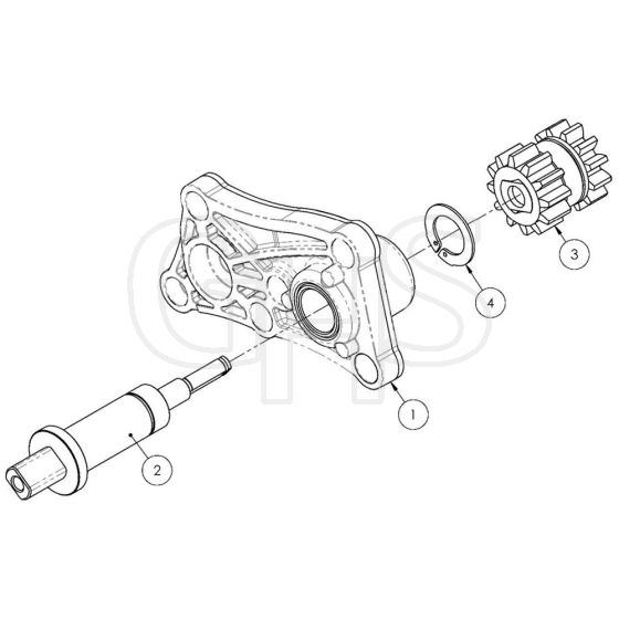 Allett Stirling 51 Pinion Assembly