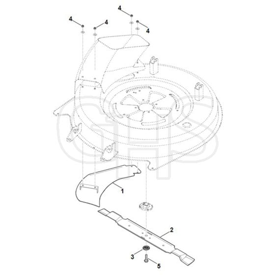 Viking AMK082 - Mulching Kit - Parts Diagram