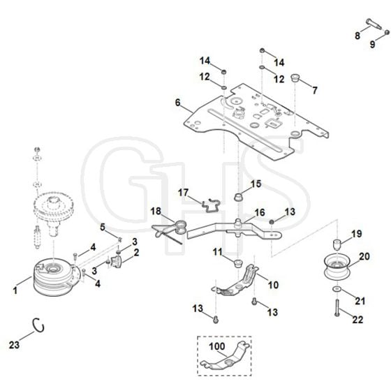 Viking AMS127 - Drive - Parts Diagram