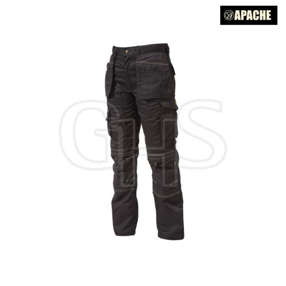 Apache Black Holster Trousers Waist 36in Leg 33in - APKHTBLK