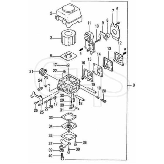 Tanaka AST-250-SDH - Carburettor