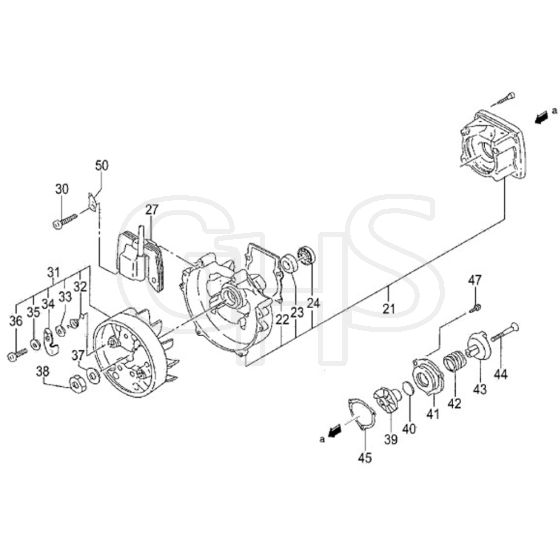 Tanaka AST-250-SDH - Crankcase