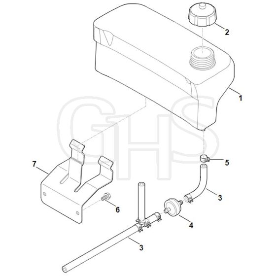 Viking AZT 200 - Tank - Parts Diagram