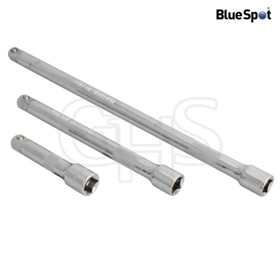 BlueSpot 3/8in Square Drive CV Extension Bar Set 3 Piece - 2072