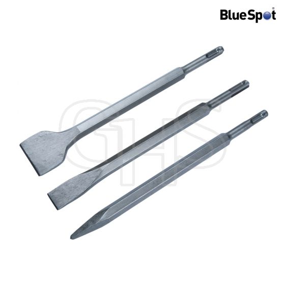 BlueSpot SDS Chisel Set 3 Piece - 20012