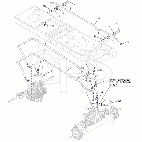 Countax B250 - From A0328984 06-04-2016 - 13 Hydraulics