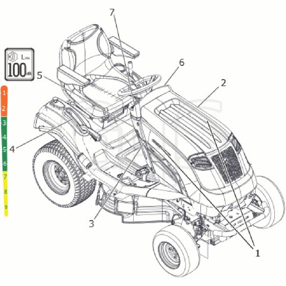 Countax B250 - From A0328984 06-04-2016 - 27 Style Decals B60