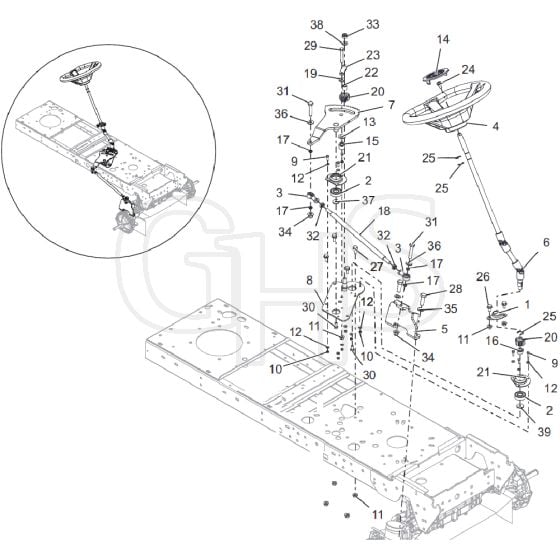 Countax B60 4Trac - From 09-09-2019 - 06 B60 B250 4Trac Steering