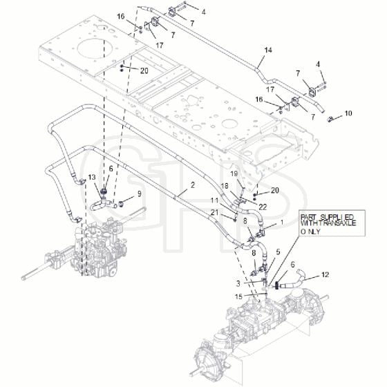 Countax B60 - From A0328984 06-04-2016 - 13 Hydraulics